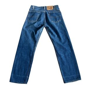 Vintage Levi’s Men’s 505 Orange Tab Jeans Sz 29x27 Blue Denim Straight Fit 90s